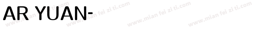 AR YUAN字体转换